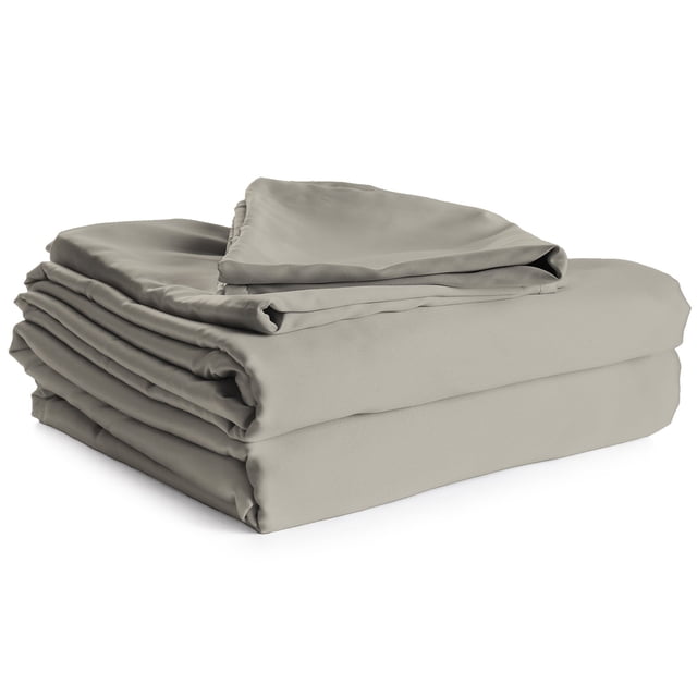 100% Cotton Sheet Set, 450 Thread Count, King Size, Grey