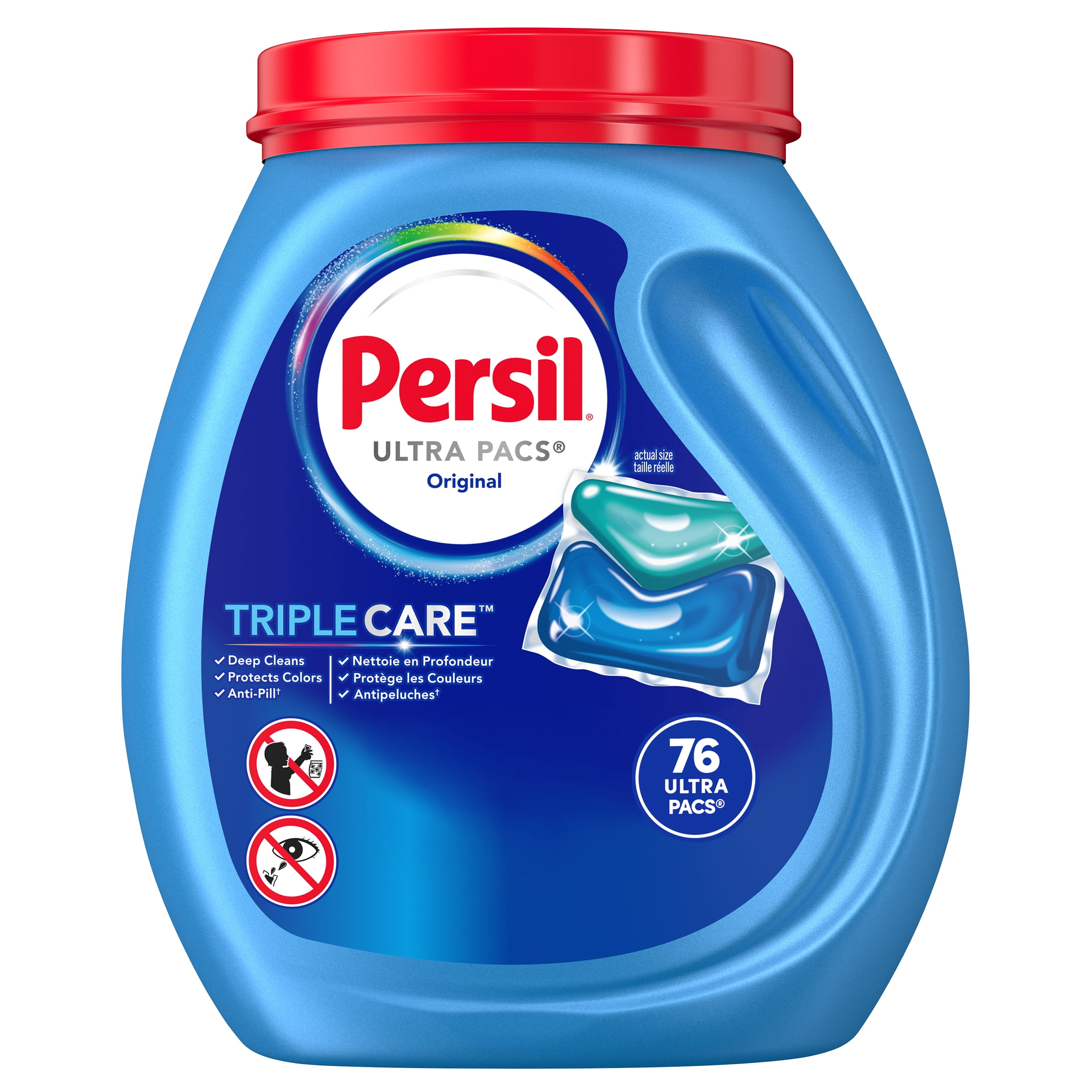Persil Ultra Pacs Original Everyday Clean Laundry Detergent, 76 Count