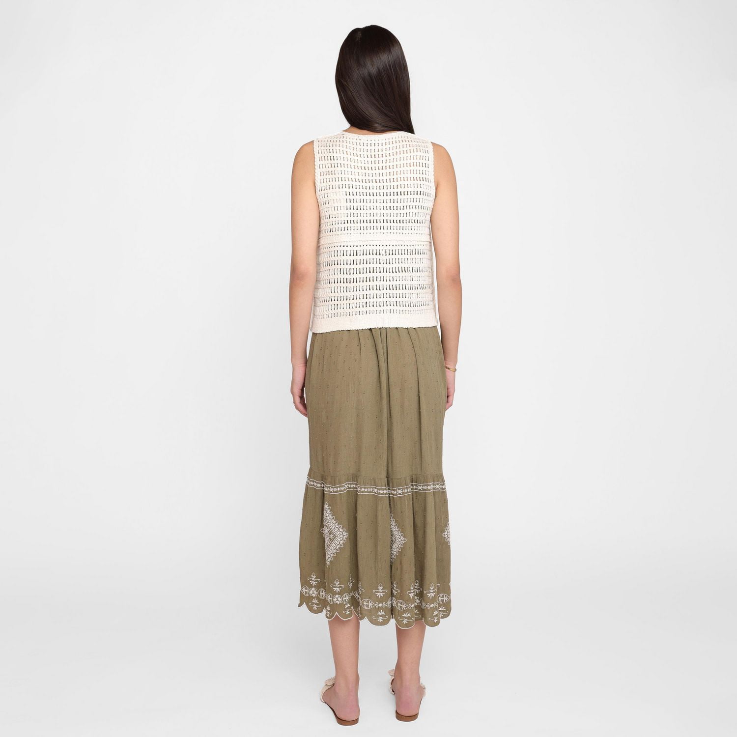Devoted, Crochet Vest With Buttons, Sizes XS-XL