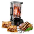 thumbnail image 4 of NutriChef PKRTVG34 Kitchen Countertop Rotisserie Toaster Oven Cooker (2 Pack), 4 of 6