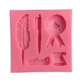 thumbnail image 1 of Jienlioq Kitchen Supplies Clearance Graduation Season Modeling Silicone Graduation Cap Celebration Cake Decoration, 1 of 2