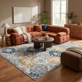 thumbnail image 1 of Tapis floral moderne de la collection Savannah de Rug Branch, 1 of 7
