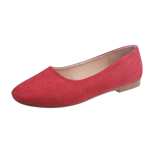 LSLJS Chaussures Plates pour Femmes à Bout Pointu, Confortables, Décontractées, à Enfiler, pour la Marche, Pantoufles pour Femmes