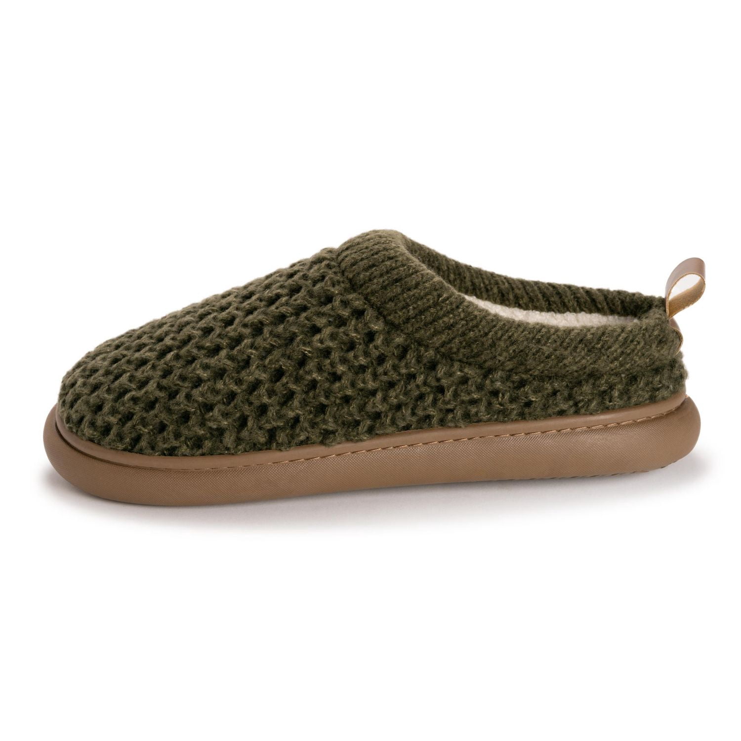 MUK LUKS Men's Clog Slippers Taupe, Sizes 7-12