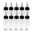 thumbnail image 1 of Tachiuwa Recyclable Clear Airbrush Ink Pigment Dispensing Bottles Plastic 30ml, 1 of 9
