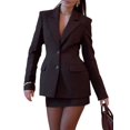 thumbnail image 1 of Elegant Women'S Wedding Suit Blazer: Single Breasted Button Formal Jacket Coat Suit Jacket S, 1 of 9