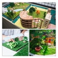 thumbnail image 5 of Uxcell 2pcs Artificial Grass Mat Small Realistic Fake Turf for Garden Lawn Decoration Model Light Green 3" x 10", 5 of 5