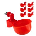thumbnail image 1 of XZNGL 6Pc Poultry/Quail Water Drinking Cups Chicken Hen Plastic Automatic Drinker New, 1 of 9