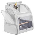 thumbnail image 1 of Halinfer Bird Backpack Carrier with Stand Perch, Parrot Travel Backpack for Hiking, Airline Approved Bird Backpack, 1 of 5