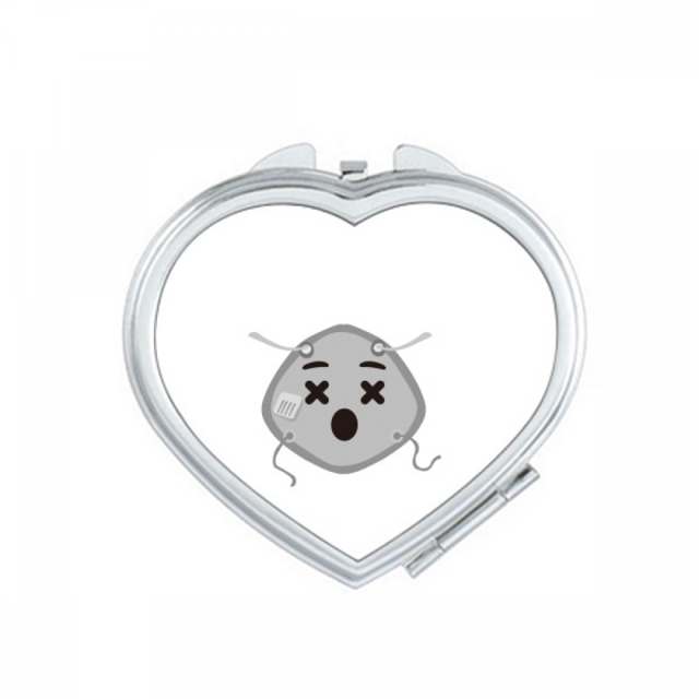Miroir d'Expression Tête Perplexe Évanouie Grossissant Portable de Poche Maquillage