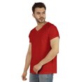 thumbnail image 2 of Inkmeso Solid Henley T-Shirt For Mens Cotton Short Sleeve Tee Shirts Pocket Shirt, 2 of 7