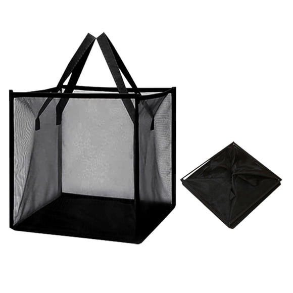 TIELUTT Grid Clothes Bathroom Large Multifunctional Laundry Foldable Storage Bag for Blankets Clear Clothes Tidy and Co Storage Fabric Organizer Baby Clothes Storage with Lids