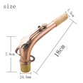 thumbnail image 4 of Antique Red Brass Sax Neck for Sax Neck Saxophone Accessory Eb Alto Saxophone, 4 of 9