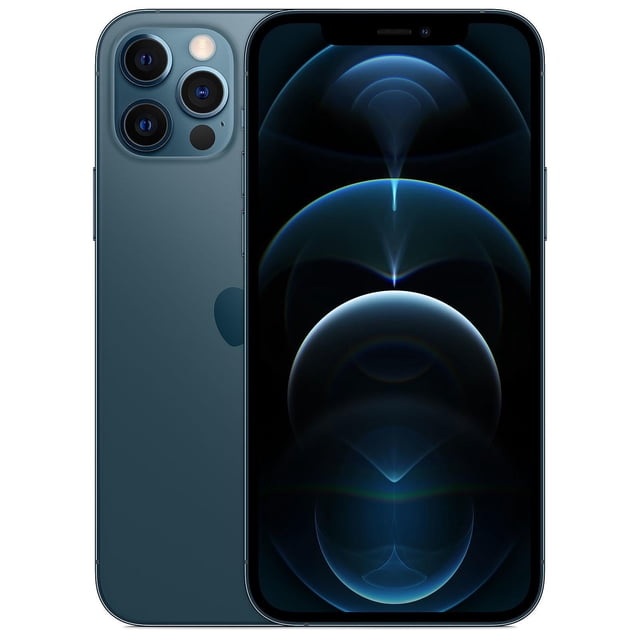 Restored Apple iPhone 12 Pro - Carrier Unlocked - 512GB Pacific Blue (Refurbished)