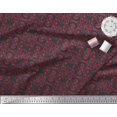 thumbnail image 3 of Soimoi Polyester Crepe Fabric Damask Ethnic Fabric Prints by Yard 52 Inch Wide, 3 of 3