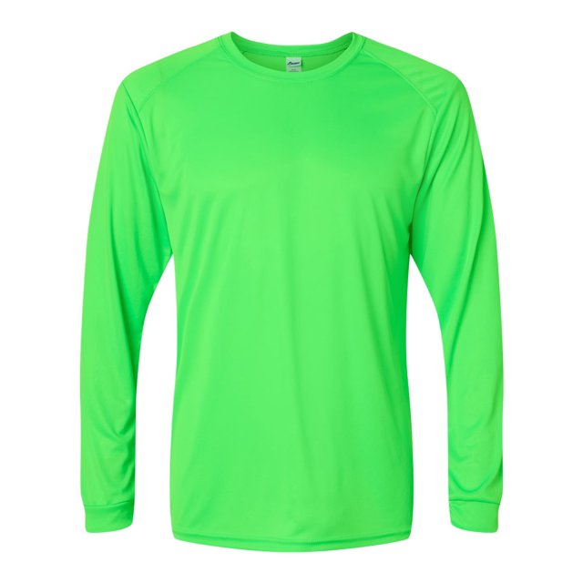 Paragon T-Shirt à Manches Longues de Performance Long Islander pour Hommes, P, Lime Néon