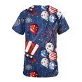 thumbnail image 5 of LSLJS T-Shirt Ample Décontracté pour Femme, Uni, Col Rond, Manches Courtes, Poches, Chandail à Enfiler, Hauts; Sarraus pour Femmes Grande Taille, 5 of 5