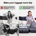 thumbnail image 3 of Packing Cubes for Suitcase,9 PCS Travel Packing Cubes Lightweight Suitcase Organizer Bags Set Luggage Packing Organizers, 3 of 6