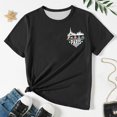 thumbnail image 4 of WEIYLL T-Shirts Graphiques pour Filles Manches Courtes Été Col Rond Ville Hauts de Sport Doux Imprimés pour 10-11 Ans, 4 of 6