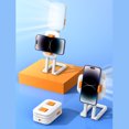 thumbnail image 4 of Mistaha Portable USB Rechargeable Clamp-on Desktop Live Streaming Fill Light D2 PRO [1000mAh 3 Color Temperature Handheld Tabletop] - White, 4 of 6