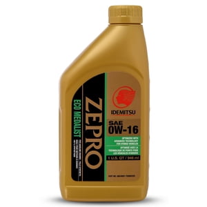 ZEPRO Eco Medalist 0W-16 Engine Oil - 1QT, Dark Brown
