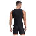 thumbnail image 2 of Eandarui Mens Rash Guard One-Piece Swimsuit Quick-Drying Athletic Wear Beach Holiday Sunbathing Royal Blue XXL, 2 of 4