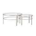 thumbnail image 1 of Henn&amp;Hart CT0053 Coffee Table, One Size Nickel, 1 of 13
