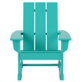 thumbnail image 3 of Parkdale Chaise à Bascule Adirondack en Plastique HDPE pour Extérieur Turquoise, 3 of 7