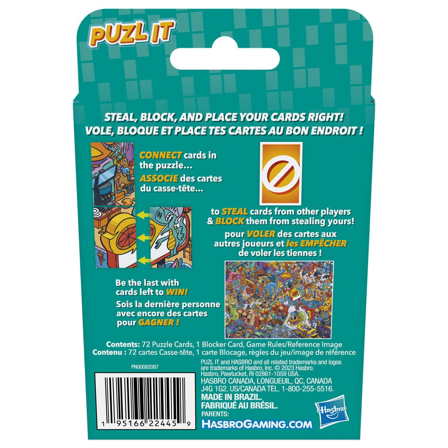 Jeu Puzl It : Aventure aquatique, le casse-tête compétitif, jeu familial pour 2 à 6 joueurs, jeu de cartes pour enfants