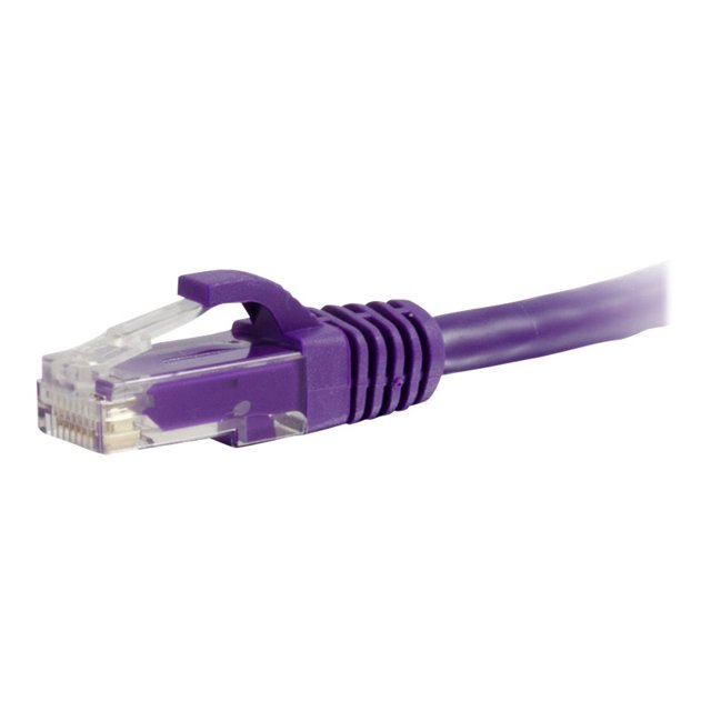 C2G 7ft Cat6a Snagless Unshielded (UTP) Network Patch Ethernet Cable - Purple - Patch cable - RJ-45 (M) to RJ-45 (M) - 7 ft - UTP - CAT 6a - molded, snagless, stranded - purple