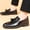 🔥 Black, variant on Sentmoon Mens Dress Shoes Men's Fashion Casual Spring Summer Solid Color Loafers with Tassels On Loafers