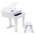 thumbnail image 2 of Hape Piano à Queue de Luxe pour Enfants Clavier Électrique 30 Touches Jouet et Banc, Blanc, 2 of 5