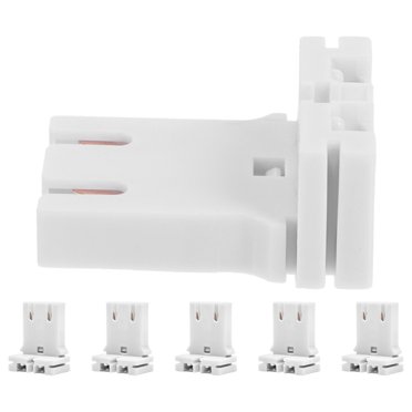 6pcs Fluorescent Tube Light Socket Holder Tube Light Bracket For Home Office For Led Tube Conversion Lamp Holder Base