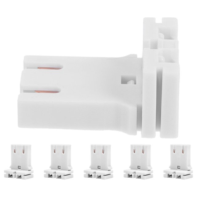 6pcs Fluorescent Tube Light Socket Holder Tube Light Bracket For Home Office For Led Tube Conversion Lamp Holder Base