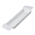 thumbnail image 2 of Bathtub Tray, Bath Caddy Tub Table Plastic Material  For Home White, 2 of 8