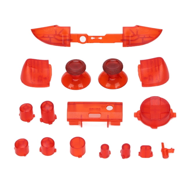 Ensemble Complet de Boutons de Pare-Chocs de Remplacement Compatibles avec la Manette Series X Series S, Kit de Réparation de Boutons de Pare-Chocs pour Manette LB RB LT RT, Accessoires pour Manette