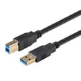 thumbnail image 2 of Monoprice Select Series - USB cable - USB Type A (M) to USB Type B (M) - USB 3.0 - 6 ft - black, 2 of 4