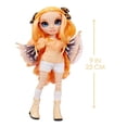 thumbnail image 3 of Rainbow High Jr High Poppy Rowan – poupée-mannequin ORANGE de 9 po (23 cm), 3 of 6