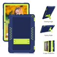 thumbnail image 3 of Mignova for Fire HD 10 Case,Heavy-Duty Drop-Proof Shock-Resistant Rugged Protective case(with Stand) for All-New Amazon Fire HD 10&Fire HD 10 Plus(11th Generation, 2021 Release (Navy/Green+1 Pack), 3 of 6