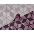 thumbnail image 5 of oneOone Velvet Pink Fabric Geometric Craft Projects Decor Fabric Printed By The Yard 58 Inch Wide, 5 of 5