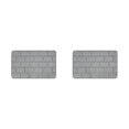 thumbnail image 2 of Maytalsory Quick-drying Bathroom Rugs Exquisite Crafted For Easy Cleaning Toilet Rugs Bath Mat Carpets Grey 2PCS, 2 of 6