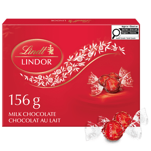 Lindt LINDOR Milk Chocolate Truffles, 156-Gram Box