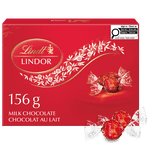 Lindt LINDOR Milk Chocolate Truffles, 156-Gram Box
