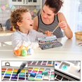 thumbnail image 2 of Lttoisl® 50/72/90 Colors Pure Water Color Paint Set Metal Iron Box Watercolor X5J4-1pcs-geschenk, 2 of 5