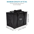 thumbnail image 4 of EIMELI Sac de Livraison pour Épicerie Sac à Lunch Pliable Sac de Transport d'Aliments Isolé, 4 of 6