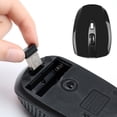thumbnail image 1 of Souris de Jeu Sans Fil à DPI Réglable; Souris Optique 2,4 g à 6 Boutons pour Portable, Cahier, PC, Noir Mat, 1 of 8