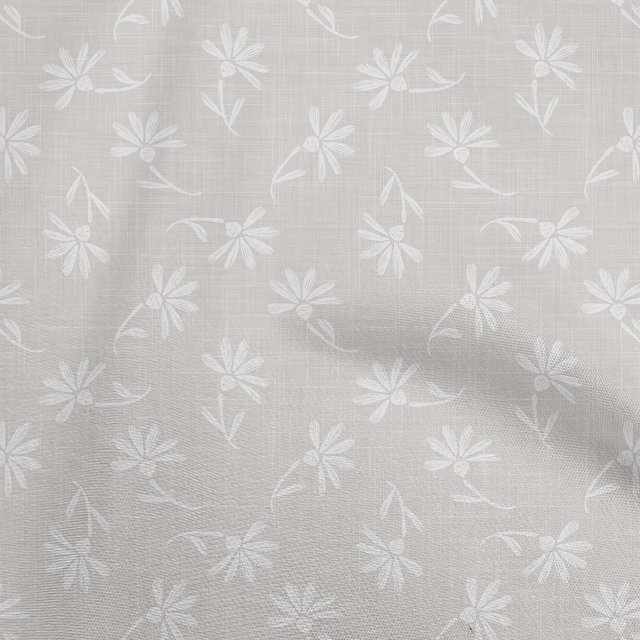 oneOone Velvet Light Gray Fabric Asian Block Sewing Craft Projects Fabric Prints By Yard 58 Inch Wide