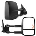 thumbnail image 1 of YITAMOTOR Compatible with 2003-2006 Chevy Silverado Tahoe GMC Sierra Extendable Tow Mirrors, Powered Heated with Arrow Signal Light, 1 of 4
