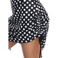 thumbnail image 5 of Womens Swim Skirt Drawstring Tummy Control Swim Bottom with Built-in Brief, 5 of 5