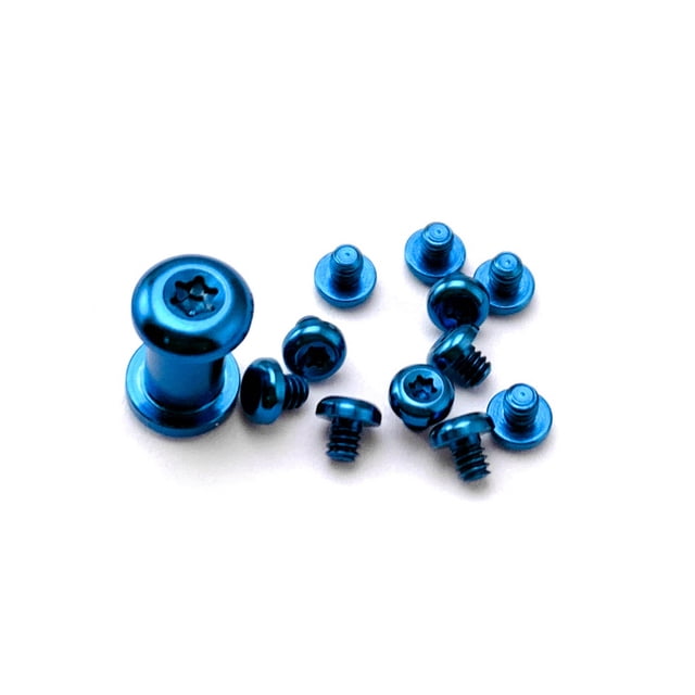 ziyahi Petite Poignée de Vis Vis à Ongles Vis de Réparation de Rivets Ménagers Atelier de Réparation Large Application Pièces de Rechange Noir Bleu